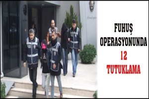 FUHUŞ OPERASYONUNDA 12 TUTUKLAMA