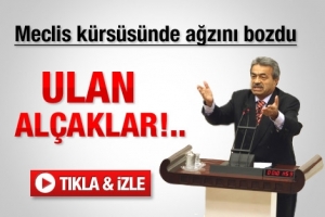 MECLİS K&Uuml;RS&Uuml;S&Uuml;NDEN AĞZINI BOZDU