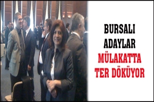 BURSALI ADAYLAR M&Uuml;LAKATTA TER D&Ouml;K&Uuml;YOR