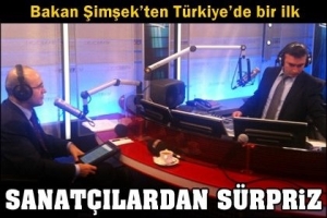 BAKAN ŞİMŞEK RADYO PROGRAMINA KATILDI