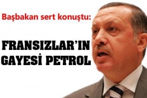 "SİZ FRANSIZLARIN GAYESİ PETROL"