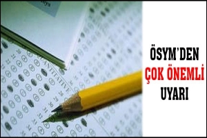 &Ouml;SYM'DEN &Ccedil;OK &Ouml;NEMLİ UYARI