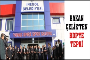 BAKAN &Ccedil;ELİK'TEN BDP'YE TEPKİ