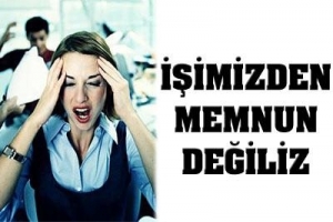 EĞİTİMİNİ ALDIĞIMIZ MESLEĞİ YAPMIYORUZ