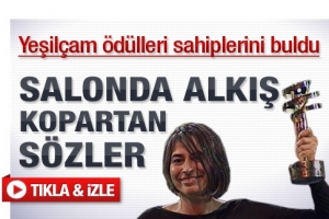 SEVİL DEMİRCİ'NİN S&Ouml;ZLERİ &Ouml;D&Uuml;L T&Ouml;RENİNDE ALKIŞ KOPARTTI