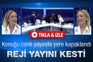 CANLI YAYINDA ŞOKE EDEN KAZA