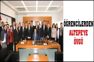&Ouml;ĞRENCİLERDEN ALTEPE'YE &Ouml;VG&Uuml;