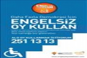 SE&Ccedil;İM İ&Ccedil;İN ENGELLİLERE &Ouml;ZEL SERVİS