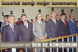 İBRAHİM ŞAHİN'DEN SUSURLUK İTİRAFI