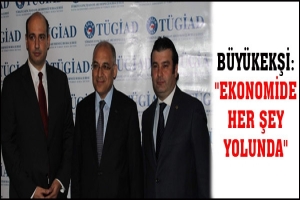 B&Uuml;Y&Uuml;KEKŞİ: "EKONOMİDE HER ŞEY YOLUNDA"