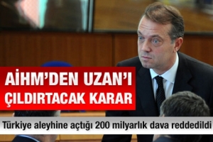 CEM UZAN'A AİHM'DEN K&Ouml;T&Uuml; HABER