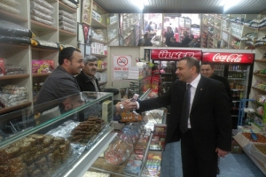 &Ouml;ZG&Uuml;N'DEN ESNAF ZİYARETİ