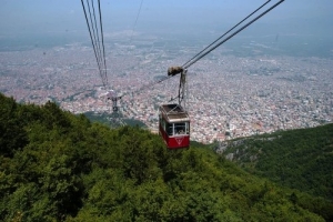 BURSA'DA TELEFERİK BAKIMA ALINIYOR