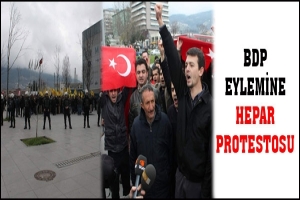 BDP EYLEMİNE HEPAR'LILARDAN PROTESTO