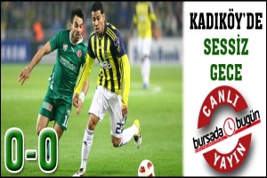 KADIK&Ouml;Y'DE GOL SESİ &Ccedil;IKMADI, KİMSEYE YARAMADI