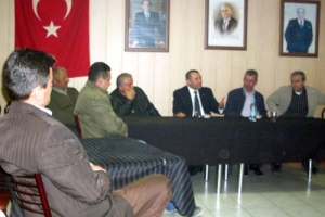 &Ouml;ZG&Uuml;N: YENİŞEHİR MHP İL&Ccedil;E TEŞKİLATINI ZİYARET ETTİ