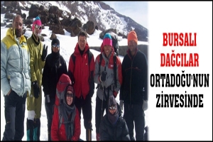 BURSALI DAĞCILAR ORTADOĞU'NUN ZİRVESİNDE