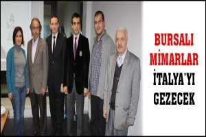 BURSALI MİMARLAR İTALYA'YI GEZECEK