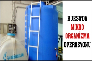BURSA'DA MİKRO ORGANİZMA OPERASYONU
