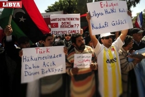 LİBYALILARDAN ERDOĞAN'A DESTEK &Ccedil;AĞRISI