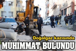 DOĞALGAZ KAZISINDA M&Uuml;HİMMAT BULUNDU