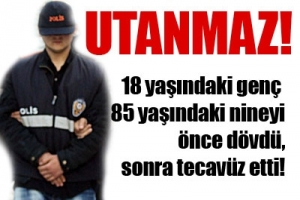 85 YAŞINDAKİ NİNEYE TECAV&Uuml;Z ETTİ