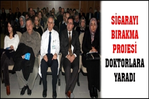 SİGARAYI BIRAKMA PROJESİ DOKTORLARA YARADI