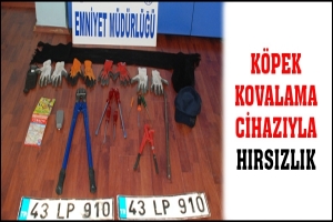 K&Ouml;PEK KOVALAMA CİHAZIYLA HIRSIZLIK