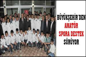 B&Uuml;Y&Uuml;KŞEHİR'DEN AMAT&Ouml;R SPORA DESTEK S&Uuml;R&Uuml;YOR