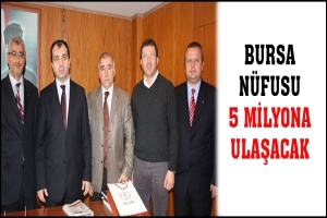 BURSA N&Uuml;FUSU 5 MİLYONA ULAŞACAK