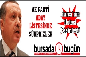 &Ouml;ZEL HABER... İŞTE AK PARTİ ADAY LİSTESİ