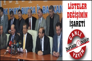 SEDAT YAL&Ccedil;IN: LİSTELER DEĞİŞİMİN İŞARETİ