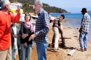 BODRUM'DA PLAJ KAVGASI
