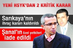 HSYK'DAN İKİ KRİTİK KARAR