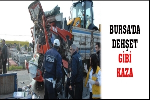 BURSA'DA DEHŞET GİBİ KAZA