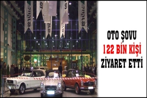 OTO ŞOVU 122 BİN KİŞİ ZİYARET ETTİ