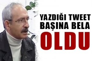 KILI&Ccedil;DAROĞLU'NA TWİTTER ŞOKU