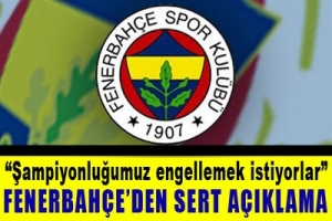 FENERBAH&Ccedil;E'DEN SERT A&Ccedil;IKLAMA