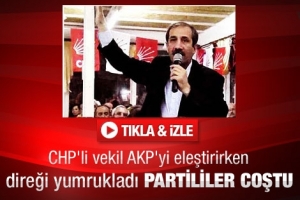 H&Uuml;K&Uuml;METİ ELEŞTİRİRKEN DİREĞİ TOKATLADI