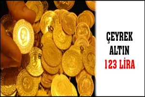 &Ccedil;EYREK ALTIN 123 LİRA