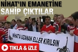 NİHAT DOĞAN HAYRANLARI SOKAKLARA D&Ouml;K&Uuml;LD&Uuml;