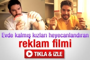 EVDE KALAN KIZLARI HEYECANLANDIRAN REKLAM
