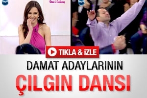 DAMAT ADAYLARININ CANLI YAYINDA &Ccedil;ILGIN DANSI