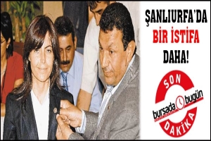 ŞANLIURFA'DA BİR İSTİFA DAHA!