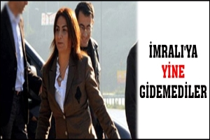 İMRALI'YA YİNE GİDEMEDİLER
