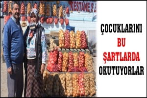 &Ccedil;OCUKLARINI BU ŞARTLARDA OKUTUYORLAR