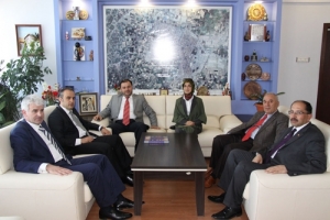 MİLLETVEKİLİ ADAYI ŞAHİN KAYMAKAM GEN&Ccedil;ER'İ ZİYARET ETTİ
