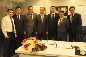BAŞKAN AKTAŞ'TAN BANKA M&Uuml;D&Uuml;RLERİNE ZİYARET