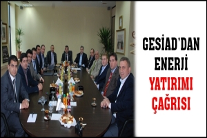 GESİAD'DAN ENERJİ YATIRIMI &Ccedil;AĞRISI