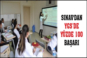 SINAV'DAN YGS'DE Y&Uuml;ZDE 100 BAŞARI
